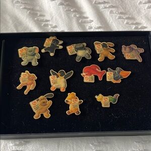 Classic Blue and Red Stuffed Animals Collection